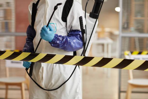Professional Blood Cleanup technician working in Walnut Creek, NC
